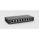 Switch non géré Gigabit à 8 ports, 8 ports RJ45 Gigabit, boîtier en acier